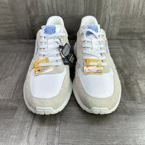 Skechers Street Retro Jogger Men's size 12 Ivory White Running Shoes - Picture 4 of 8